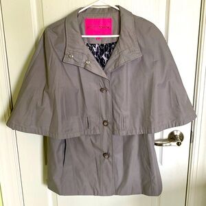 Vintage Betsey Johnson grey cape